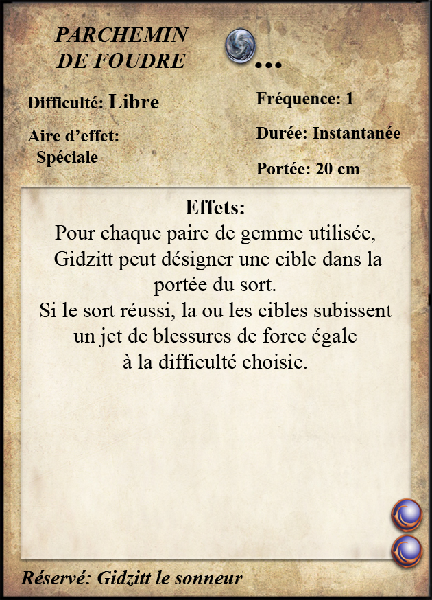 Parchemin de Foudre